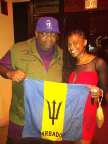 With Biggie Irie of Barbados.