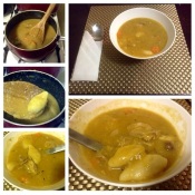 My home-cooked Bajan soup.