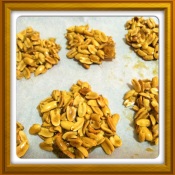 Some more of my Vincy-style homemade nut cake aka peanut brittle.